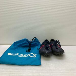 MIN【中古品】 MSMS asics アシックス RAYSPRINT TTP516 レイスプリント 陸上スパイク スパイクシューズ 靴 〈127-240718-HI-11-MIN〉