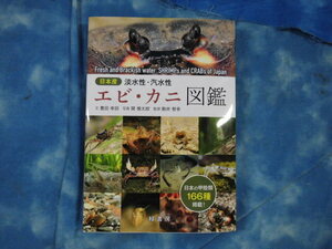 ◆古本 日本産 淡水性・汽水性 エビ・カニ 図鑑 / 豊田幸詞 / 緑書房