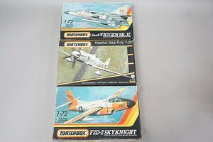 ★ マッチボックス 1/72 サーブ SK.37 ビゲン/ホーカー シー フゥリー/F3D-2 スカイナイト 3点セット プラモデル 40148