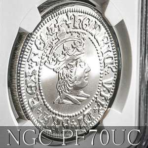 【英国君主シリーズ】2022年 イギリス ヘンリー7世 2ポンド銀貨 1オンス NGC PF70 ULTRA CAMEO First Releases 元箱/COA付 最高鑑定