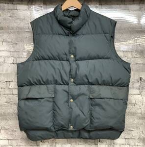 90s USA製 WOOLRICH ウールリッチ ダウンベスト グリーン系 チャコール系 店舗受取可