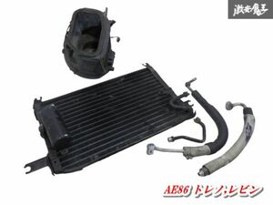 TOYOTA トヨタ 純正 AE86 トレノ レビン エアコン AC コンデンサー ブロアファン リキットタンク ホース セット 87130-12160 棚