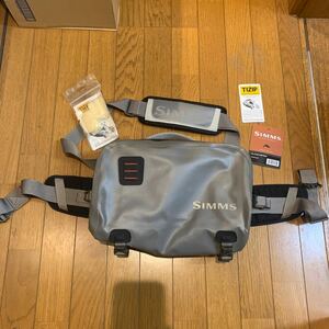 SIMMS シムス　ドライクリーク　ヒップバッグ　ショルダー　防水　フィッシング　中古品　トラウト　フライフィッシング　渓流