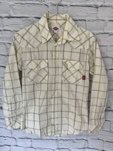 Dickies ディッキーズウエスタンチェックシャツ Sサイズ 中古