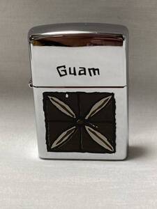 中古　ZIPPO ジッポー 『　Guam グアム　』　型番J−02(中型番J−02）