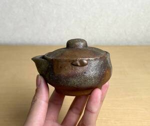 京都8￥ 時代物 備前 急須 玉山 宝瓶 煎茶 茶道具