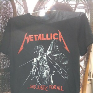 【服飾】 バンド Tシャツ ヴィンテージ 当時物 METALLICA メタリカ Mサイズ メンズ ユニセックス ロック and justice for all 80年代