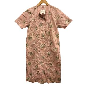 希少90‘sデッドストックPINK HOUSE花柄ロング半袖 ワンピース M