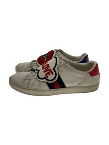 GUCCI◆ローカットスニーカー/36.5/WHT/レザー/470342//