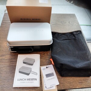 未使用ミニマルワークス ランチメスティン ブラック MINIMAL WORKS LUNCH MESSTIN アウトドア 弁当箱 ランチボックス