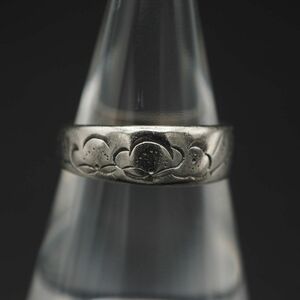 T023 U.CRAFT STG.SILVER刻印 リング 彫刻 デザイン シルバー 指輪 9号