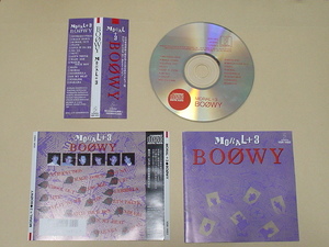 BOOWY / MORAL+3(日本脳炎,ルースターズ,モッズ,スローモーションズ,氷室京介,布袋寅泰,松井恒松,高橋まこと）