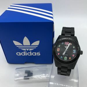 adidas ADH2943 アディダス クオーツ 腕時計 レディース 黒 箱付き 動作品