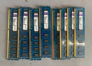 ■送料無料■ Kingston 8枚まとめ DDR3 32GB 8×4GB　PC3-10600/1333 デスクトップパソコン メモリ 　BIOS通電確認のみ