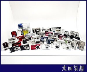 53)【同梱不可】質屋出品☆コンパクトデジタルカメラ/大量/39個/ジャンク品 Canon SONY OLYMPUS CASIO PENTAX MINOLTA他 1円～売切り