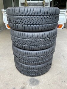 203-1)245/45R20 ピレリスコーピオン ウインター中古4本セット！山ありスタッドレスタイヤ！