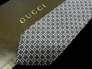 ♪:.*:1683【美品】グッチ【GUCCI】 総ＧＧロゴ柄 ネクタイ