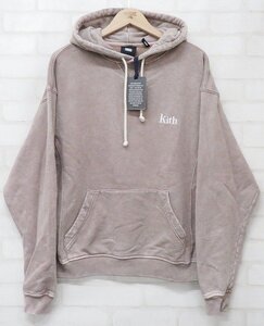 7T3995■KITH Overdyed Heather Williams Hoodie キス オーバーダイウィリアムスフーディー