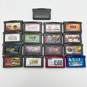 ゲームボーイアドバンス ADVANCE GBA ゲームソフト ポケモン ロックマンエグゼ マリオ まとめ 17点 セット 動作未確認 ソフトのみ