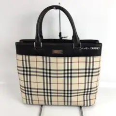 BURBERRY バーバリー ノバチェック ハンドバッグ レディース ブランド