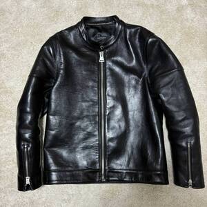 iade leather シングルライダース Mサイズ ブラック ホースハイド