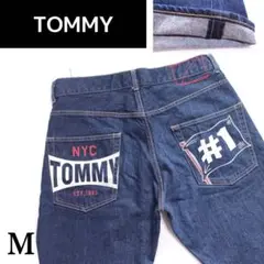 TOMMY　トミー　デニム　でかロゴ　90s　日本製　M