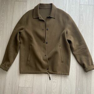 中古　アクネステュディオス　ウールカシミヤ　コーチジャケット　ブラウン　サイズ　48 ACNE STUDIOS