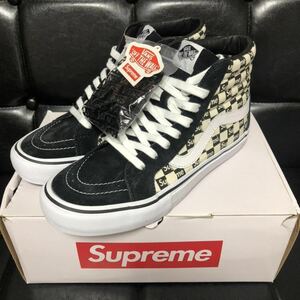 Supreme VANS SK8-HI 黒 26cm スケハイ US8