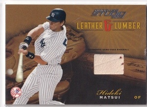 【ボール】2003Donruss STUDIO LEATHER & LUMBER #LL-14 松井秀喜 056/100