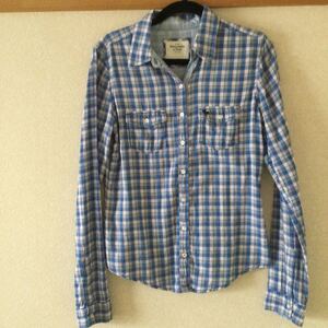 アバクロンビー&フィッチ ★長袖シャツ ★チェックシャツ ★Abercrombie&Fitch ★レディースM