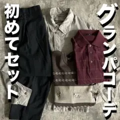 c-boy style ヴィンテージ スウィングトップ グランパニットコーデ