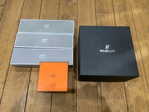 【ユニバーサルバリュー上野店24】エルメス　ウブロ　純正箱　5個セット　HERMES　HUBLOT　BOX