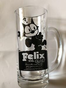 昭和レトロ＊激レア希少品＊ Felix the CAT フィリックスザキャット　ジョッキ グラス タンブラー 当時物