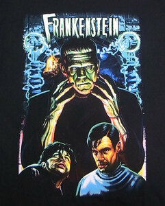 [現品 M]Tシャツ【FRANKENSTEIN】フランケンシュタイン (イラスト) ユニバーサルモンスター / OT-405