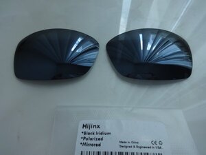 処分価格！！OAKLEY オークリー HIJINX ハイジンクス用 カスタム偏光 レンズ BLACK IRIDIUM Color Polarized　