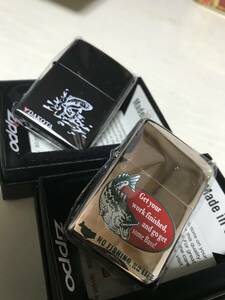 ZIPPO ジッポ dakota 釣り fishing black bass 2個セット 未使用