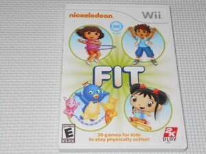 Wii★Nickelodeon FIT 海外版 北米版★箱付・説明書付・ソフト付