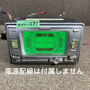 AV1-591 激安 カーステレオ CARROZZERIA PIONEER FH-P616MD BDMD003602JP FM/AM CD MD プレーヤー 本体のみ 簡易動作確認済み 中古現状品