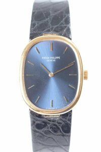 ★PATEK PHILIPPE パテックフィリップ ゴールデンエリプス 4226J K18YG 750 総重量約31g 手巻き レディース 腕時計 2410-TE