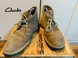 359) clarks クラークス　デザートブーツ　6=24.5cm相当　美品　スエード　チャッカブーツ