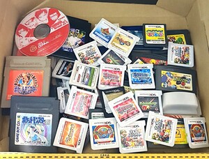 【ジャンク品】ゲームソフト　まとめ売り（GB・GBA・GC・DS・３DSソフト）　４８点セット