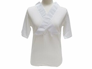 ◆新らくらく Ｔシャツ半襦袢◆女性用 綿 肌着 半袖 衿芯入る Ｌサイズ hs-126