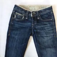 TAVERNITI SO JEANS ダークブルー スキニーデニム