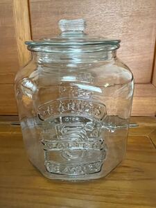 【ガラス容器】アンティーク調 クッキージャー 7L （保存瓶・保存容器・ガラス瓶・7リットル（お米：5kg用）ガラスジャー・米びつ）レトロ