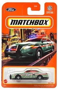 即決☆☆FORD POLICE INTERCEPTOR フォード　ポリス インターセプター　マッチボックス MACHBOX