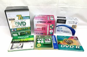 まとめて Victor・JVC DVD-R/20パック SONY BD－R/10パック maxell/DVD-RDL DVD-R DVDトールケース 7枚収納 録画 ビデオ 地上デジタル