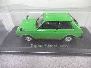 未開封 アシェット トヨタ スターレット 1978　 国産名車コレクション 1/43 ミニカー