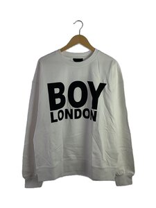 BOY LONDON◆スウェット/L/コットン/WHT/AFJ-2102-SWW01