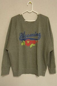 ロデオクラウンズ RODEO CROWNS ゆったりドルマン袖スウェットトレーナー Blooming ビッグTシャツ RCSパーカーデニムコーデ 刺繍ロゴ RCWB