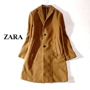 美品 ザラ ZARA メンズ チェスターコート S 秋 冬 24E02